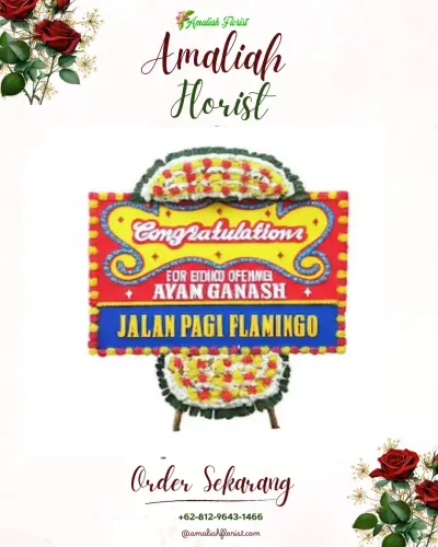 Bunga Papan Congratulation di Bojonglor